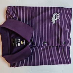 Greg Norman | Men's PlayDry Activewear Golf Torrey Pines San Diego CA Polo  L